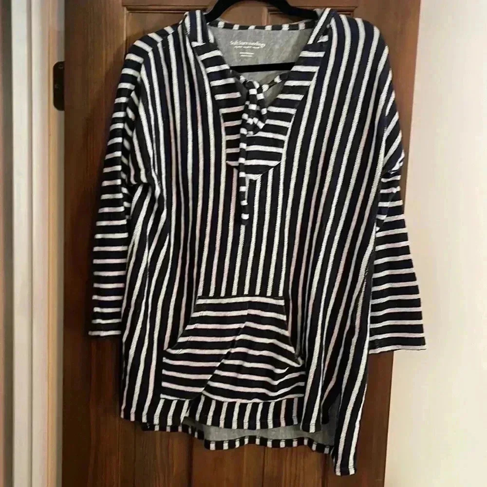 Soft surroundings brand tunic coverup size PM